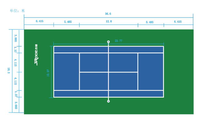 羽毛球场地详细尺寸图（从标准到非标准，全面介绍羽毛球场地）-第2张图片-www.211178.com_果博福布斯